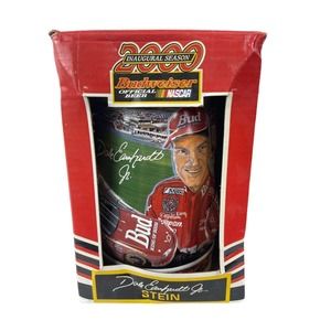 Dale Earnhardt Jr NASCAR Beer Stein Numbered 2000 Inaugural Season Budweiser